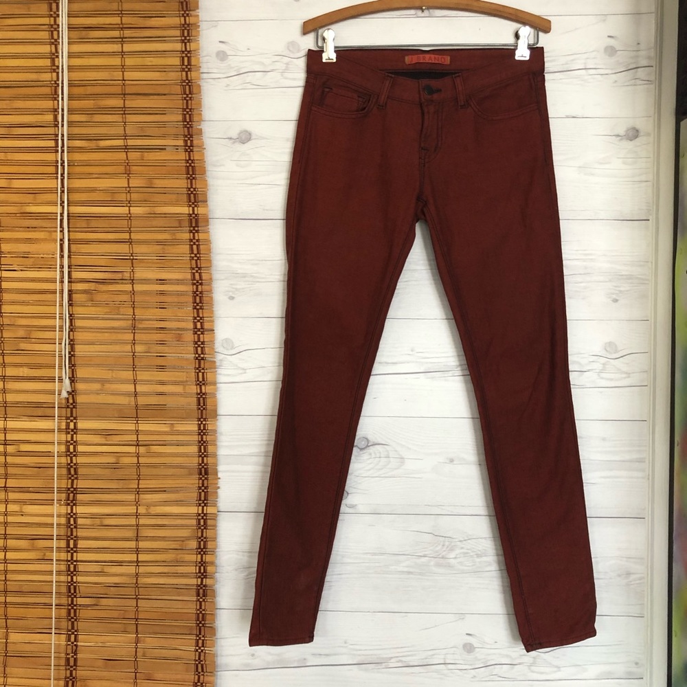 J Brand 910 Skinny Jeans Brick 26